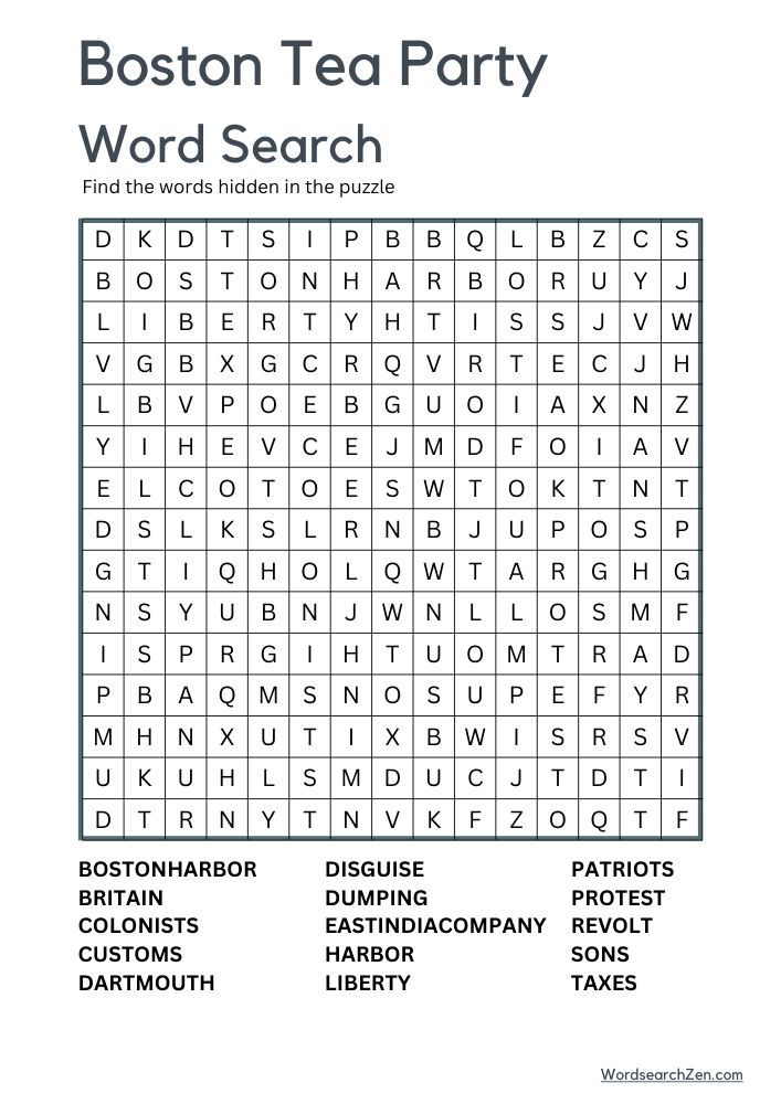 Boston-Tea-Party-Word-Search-4