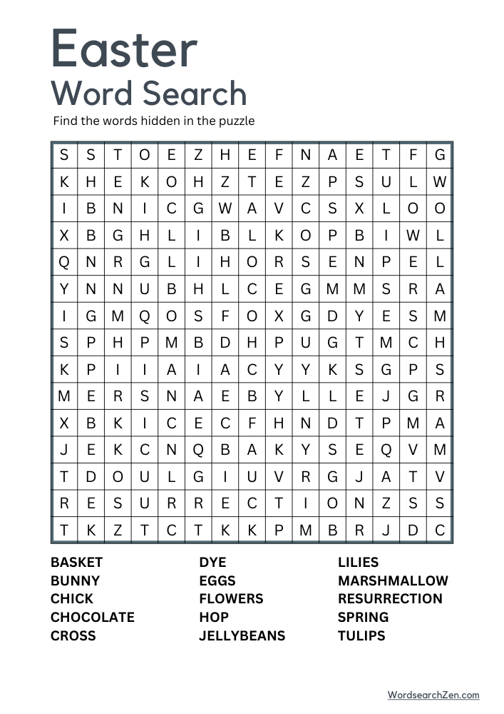 Easter-Word-Search-Word-Search