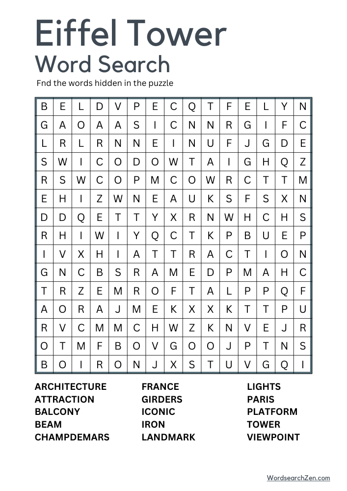 Eiffel-Tower-Word-Search