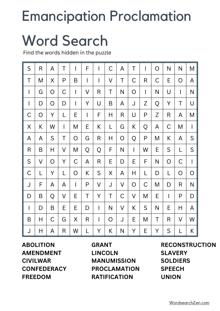 Emancipation-Proclamation-Word-Search-14