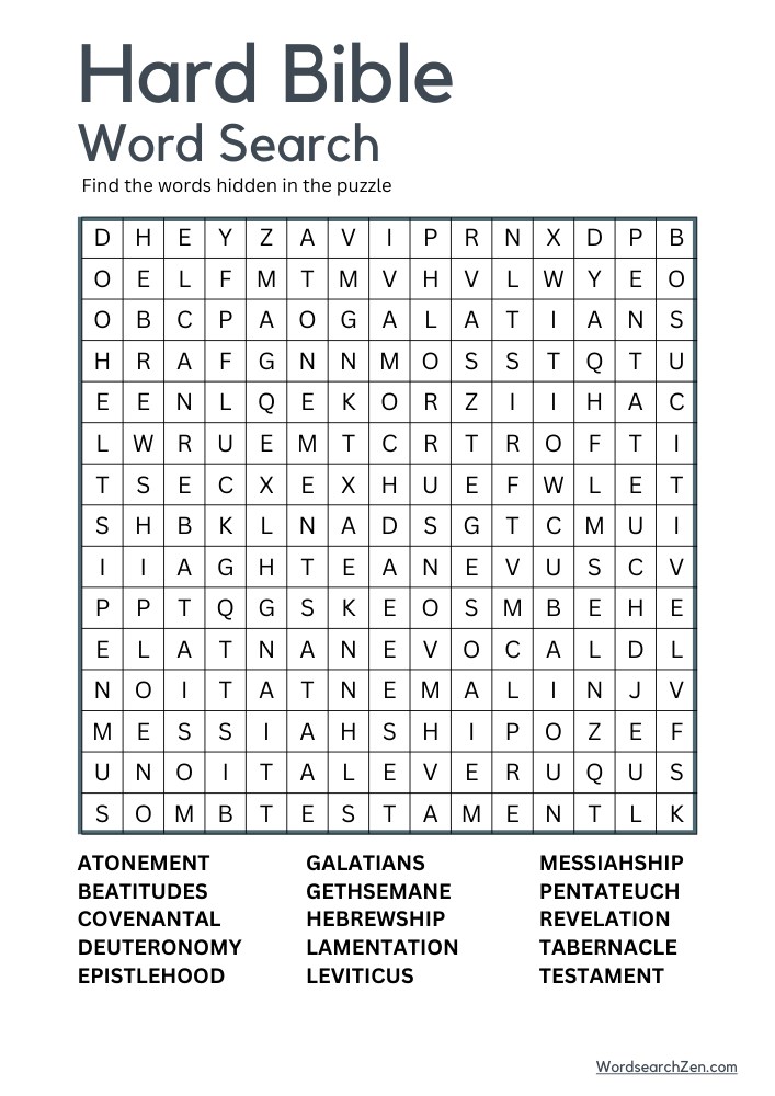 Hard-Bible-Word-Search