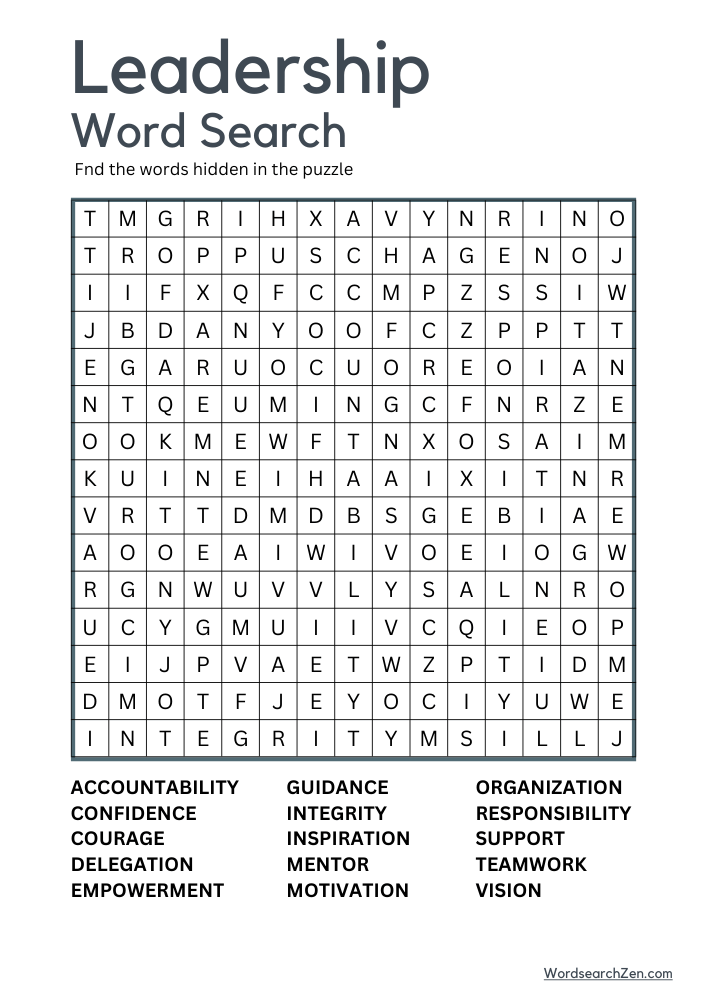 Leadership-Word-Search