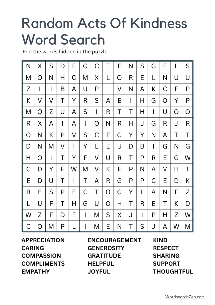 Random-Acts-Of-Kindness-Word-Search