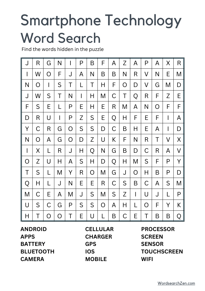 Smartphone-Technology-Word-Search