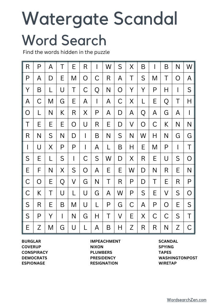 Watergate-Scandal-Word-Search-42