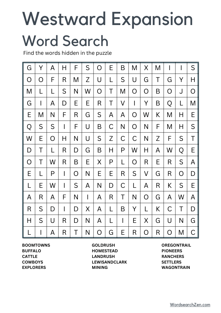 Westward-Expansion-Word-Search-43