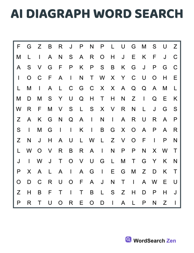 Ai Diagraph Word Search
